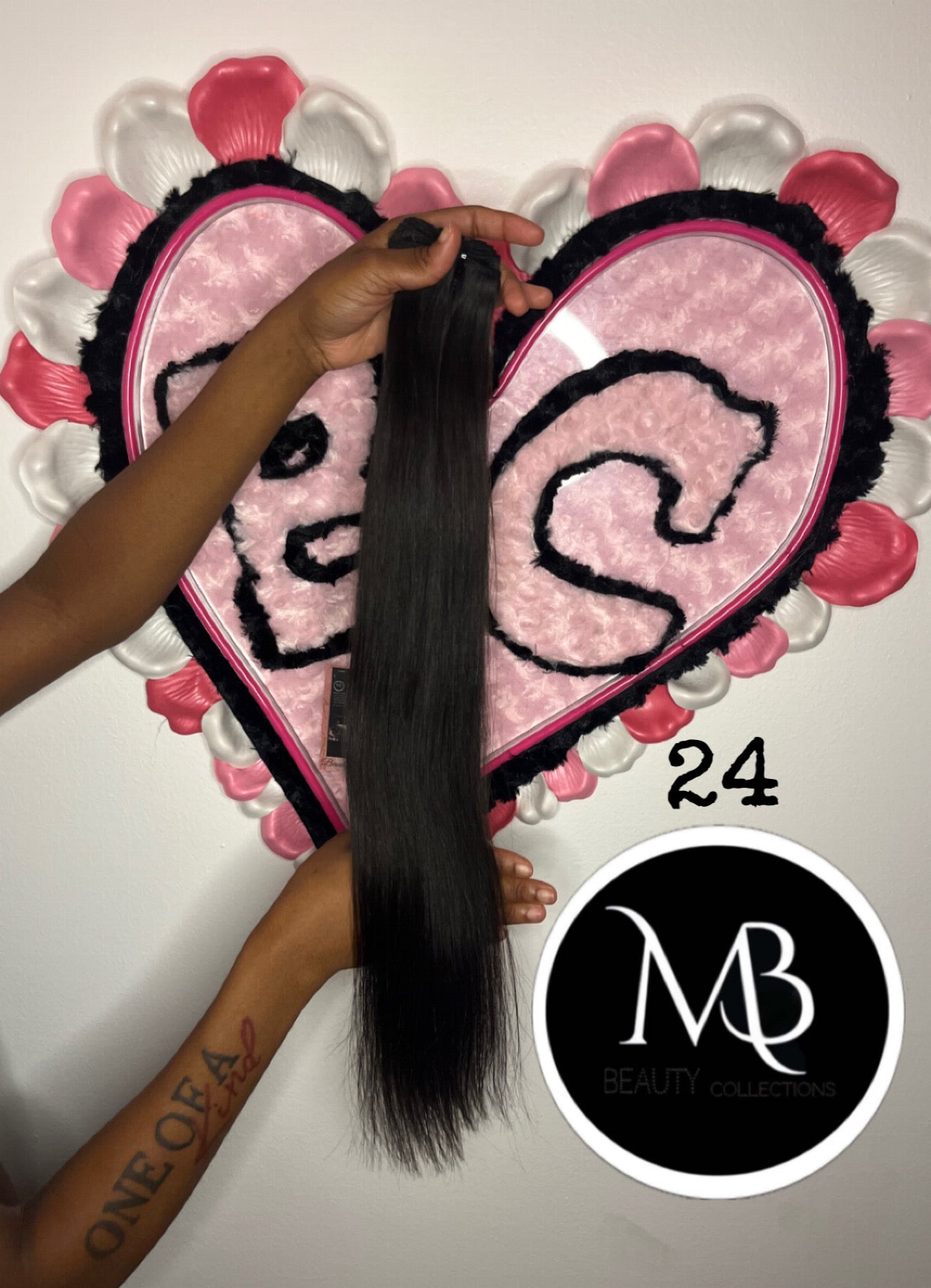 20" + 22" + 24" Straight Raw Burmese Hair